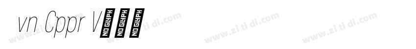   Aviano Copper Va字体转换
